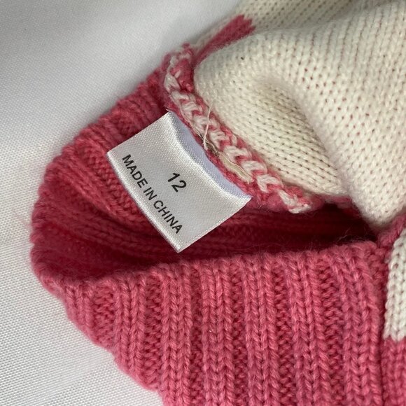 Pet  Stinky-g Pink With White Polka Dots Knitted Sweater - Picture 8 of 10